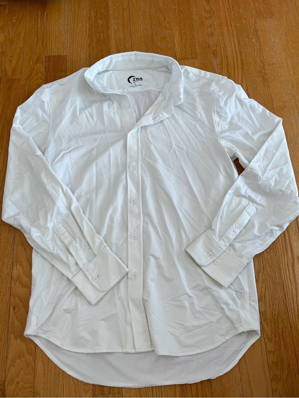Ziya White Button-Down Dress Shirt -